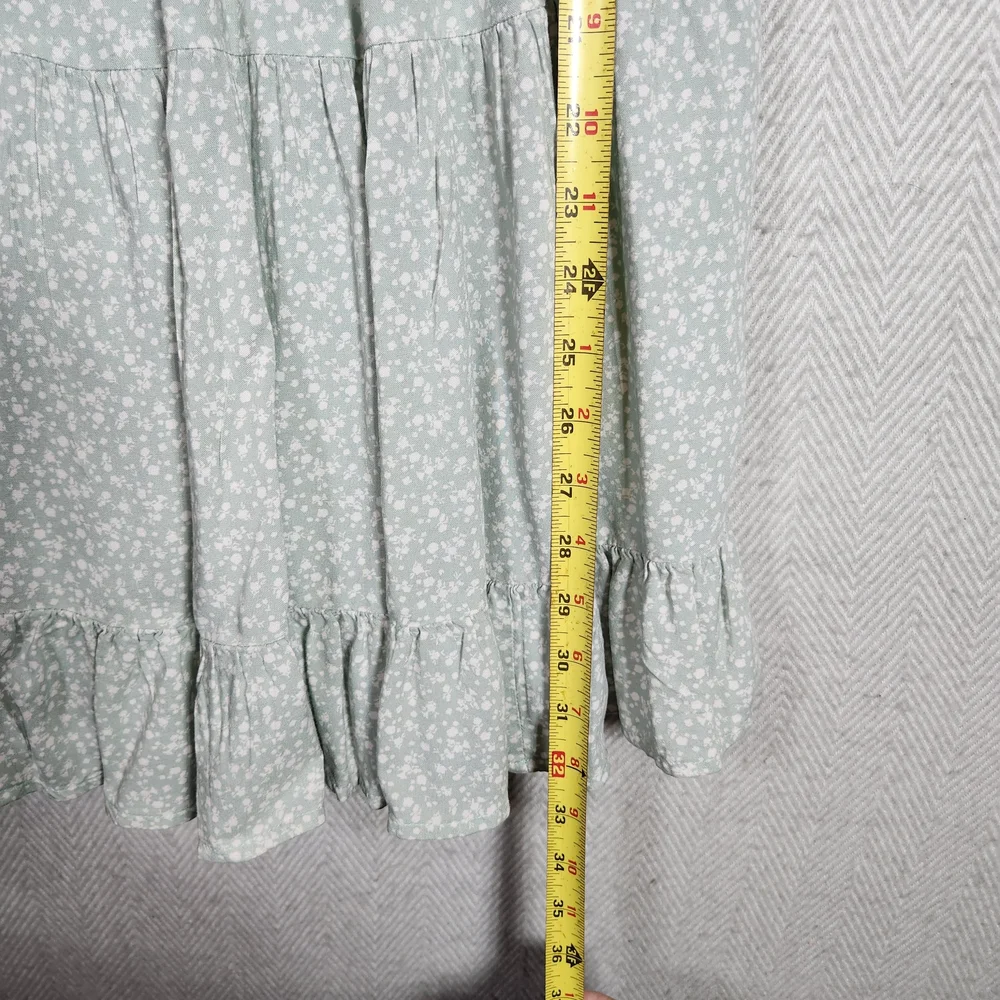 Hollister Mint Light Green Small Spaghetti Strap Lace Back Dress - Picture 7 of 14